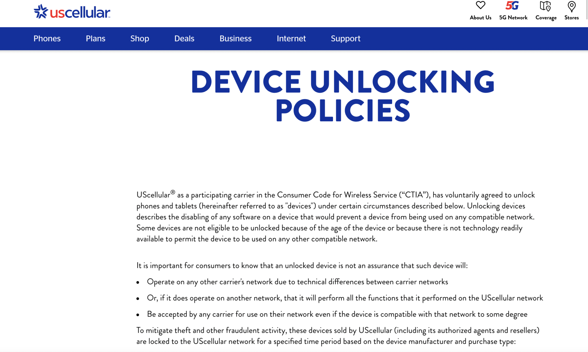 US Cellular Unlock Policy A Comprehensive Guide NetworkBuildz