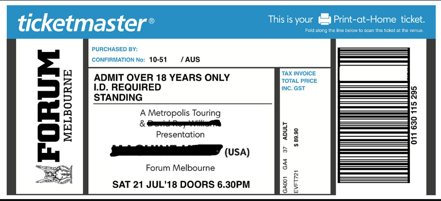 How To Print Ticketmaster Tickets