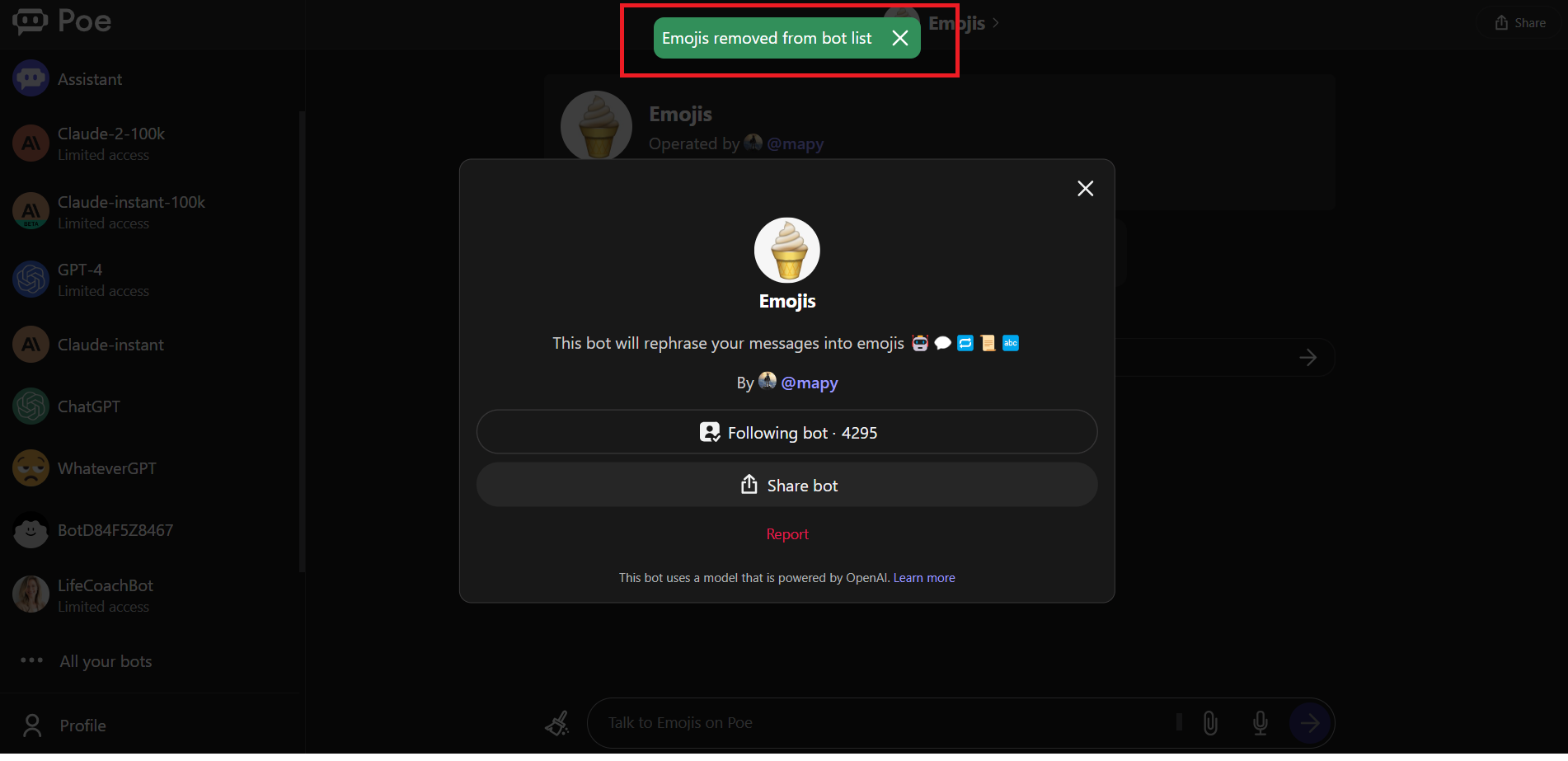 How To Delete Bot On Poe AI NetworkBuildz