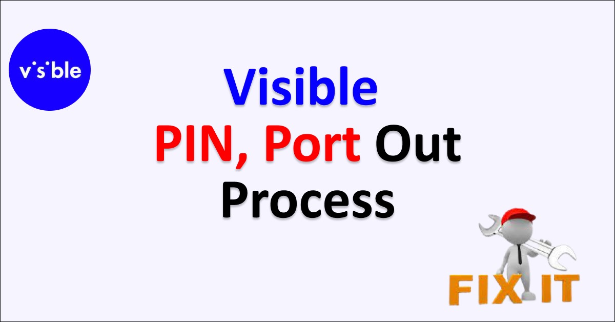 Visible Wireless Account Number And PIN, Port Out Process - NetworkBuildz