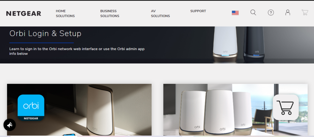 use Orbi Wesbite for Orbi App Login timed out issue