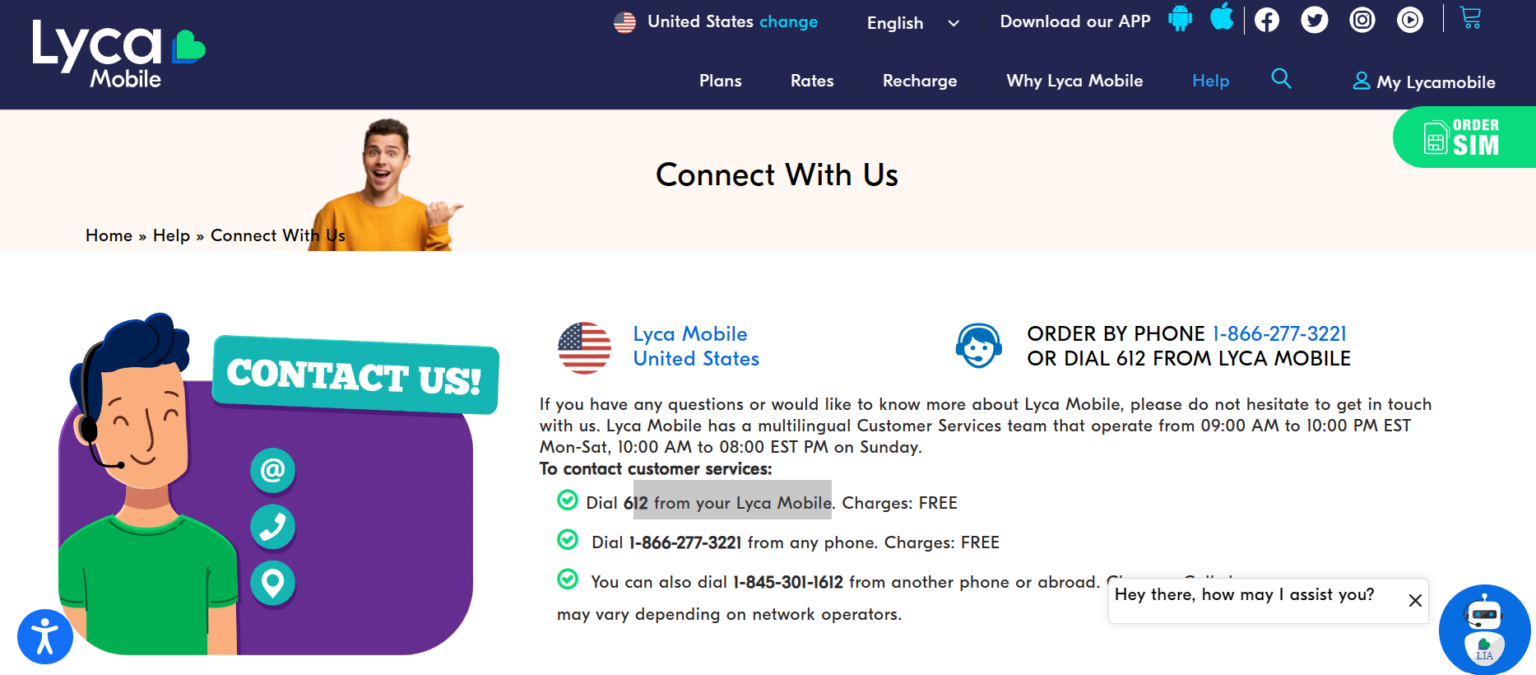 change phone number lycamobile