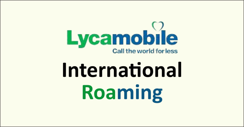 Lycamobile Roaming India