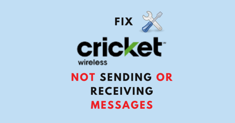 Fix Cricket Wireless Not Sending Or Receiving Messages