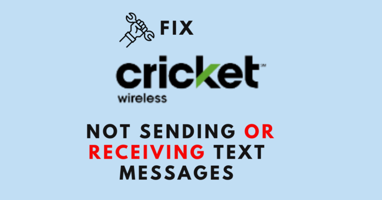 Fix Cricket Wireless Not Sending Or Receiving Text Messages