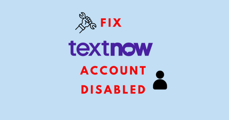 Fix TextNow Account Disabled