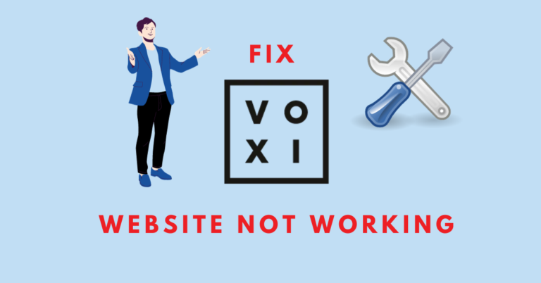 Fix VOXI Website Not Working