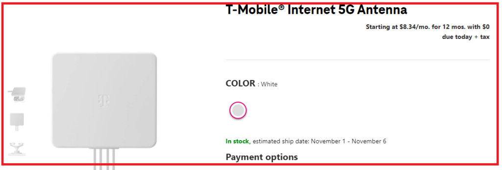 Benefits of T-Mobile Internet 5G Antenna