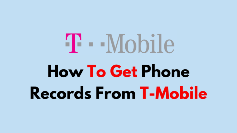 t mobile check phone records