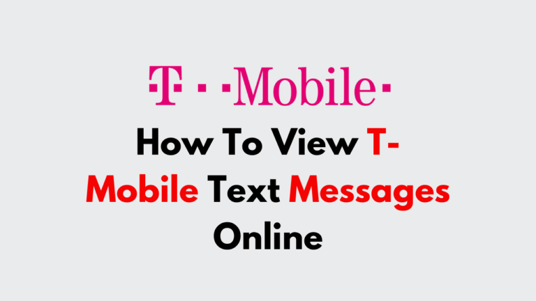 can you read text messages through t mobile