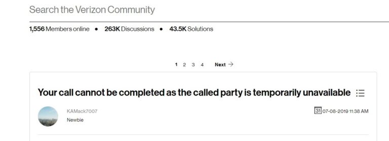 How To Fix Verizon Called Party Temporarily Unavailable - NetworkBuildz