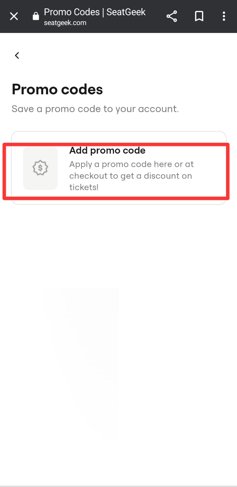 How To Fix SeatGeek Promo Code Not Working NetworkBuildz