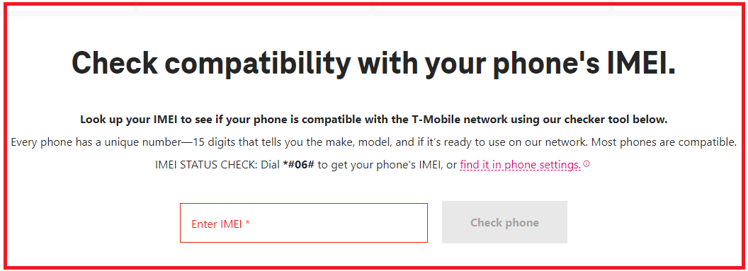 check phone compatibility with t mobile