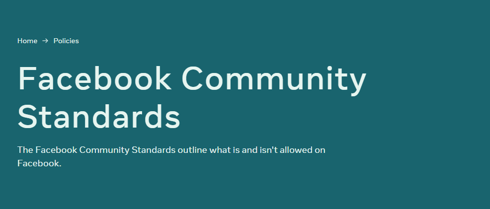 comply with facebook's community standards to fix Meta Business Suite Your Page Has Been Disabled