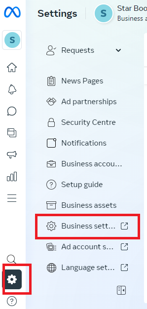 go to Business Settings in Meta Business Suite to change the time zone