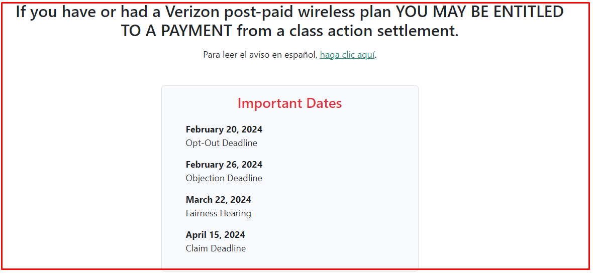 Is Verizon Class Action Settlement Scam Or Legit? NetworkBuildz