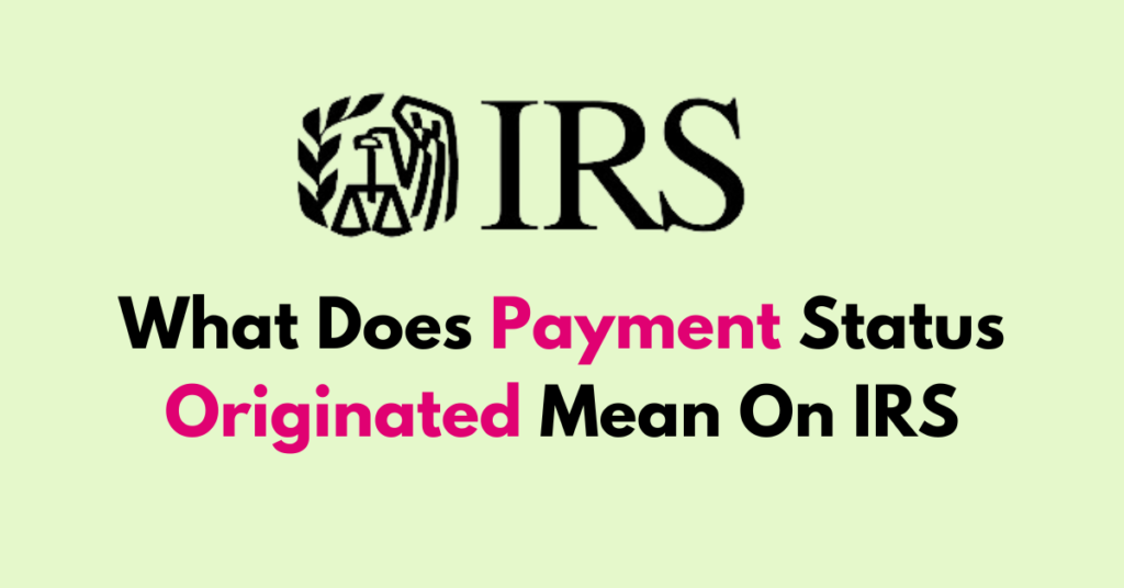 what-does-payment-status-originated-mean-on-irs-networkbuildz