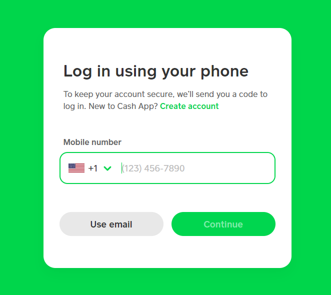 Attempt to Sign In To Recover My Cash App Account With Cashtag